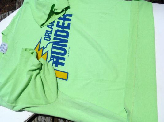 Vintage 1990s Orlando Thunder WLAF Football Green T-Shirt L