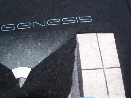 Vintage 1987 Black Genesis Invisible Touch Tour Sweatshirt L