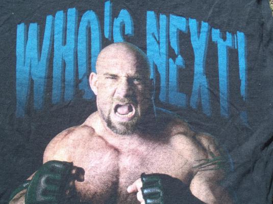 Vintage 1996 WCW Goldberg Wrestling Black T Shirt XL