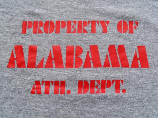 Vintage 1980s University of Alabama Half T-Shirt M Artex