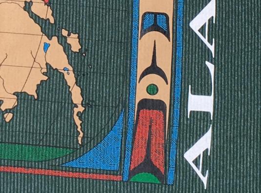 Vintage 1980s Seward Alaska Green Souvenir T-Shirt XL
