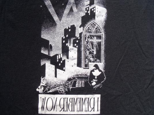 Vintage 1980s Queensryche Operation Mindcrime Black T-Shirt