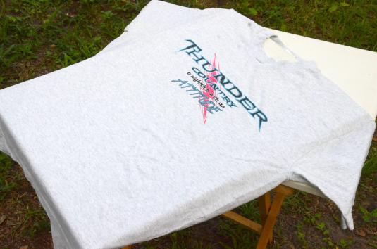 Vintage 1980s Thunder Night Club Heather Gray T-Shirt XL
