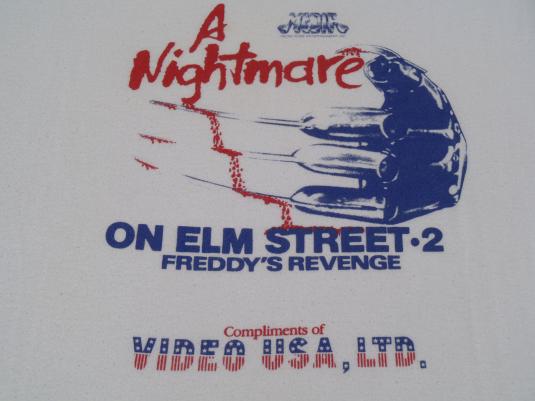 Vintage 1986 Nightmare on Elm Street 2 Promo T-Shirt L