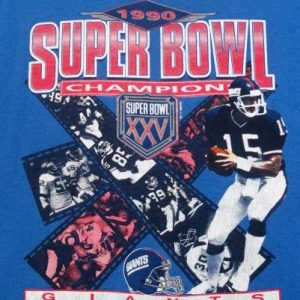 Vintage 1990 Superbowl XXV NFL Football Sweat Shirt L