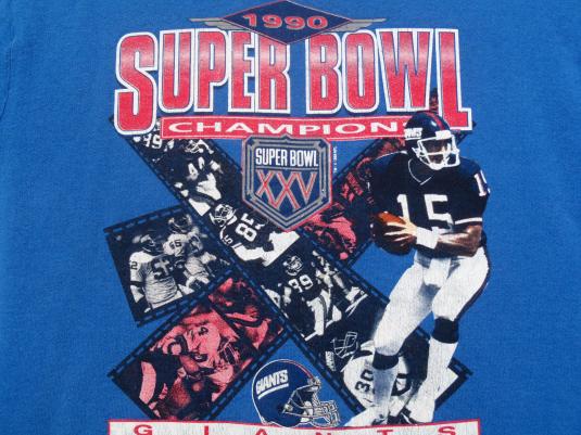 Vintage 1990 Superbowl XXV NFL Football Sweat Shirt L | Defunkd