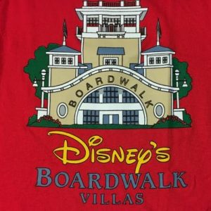 Vintage 1990s Disney's Boardwalk Villas Red Tank Top M
