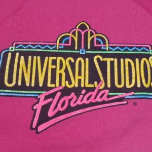 Vintage 1990s Pink Universal Studios Sweatshirt L/XL