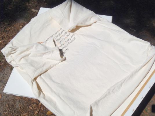 Vintage 1990s Beige Naturalsport Mannequin Cotton T Shirt XL