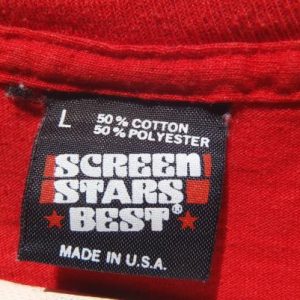 Vintage 1980s Twine Time Family Reunion Red T-Shirt L