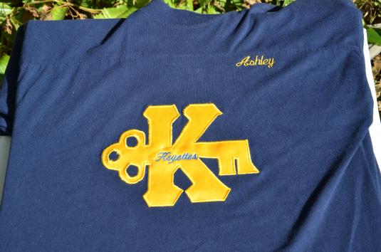 Vintage 1980s Keyette Service Club Jersey T-Shirt L