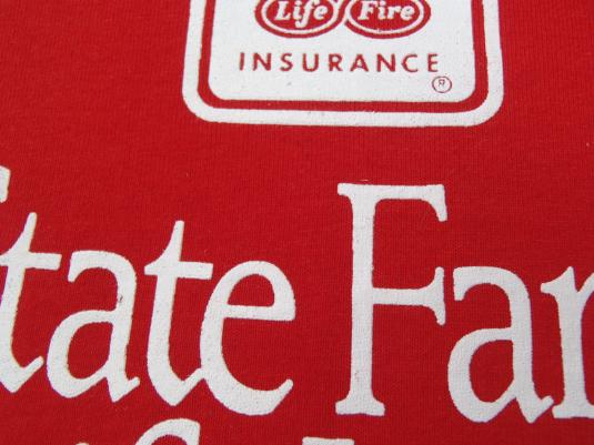 Vintage 1990s State Farm Life Insurance Red T-Shirt XL