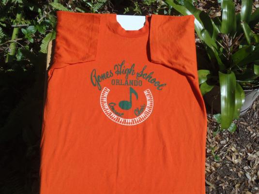 Vintage 1980s Jones High School Concert Chorus T Shirt M/L