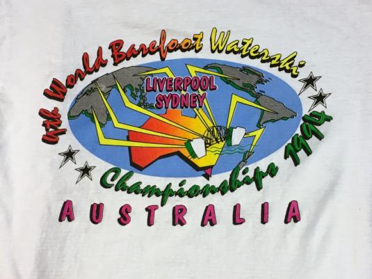 Vintage 1994 Australian Water Skiing Long Sleeve T-Shirt M/L