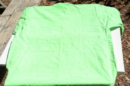 Vintage 1991 Free Fall Convention Lime Green T Shirt XL
