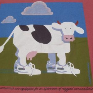 Vintage 1990 Pink Cows of Prince Edward Island T-Shirt L/XL