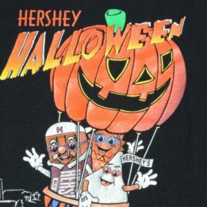 Vintage 1995 Hershey Halloween Black T Shirt L