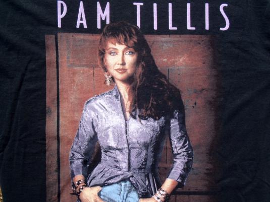 Vintage 1990s Pam Tillis Black T Shirt XL