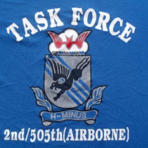 Vintage 1980s U.S. Army Airborne Infantry 505th T-Shirt M