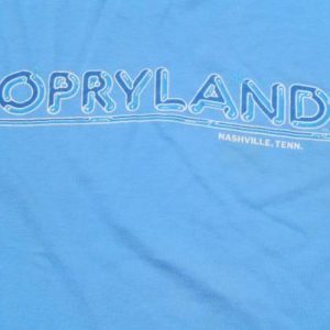 Vintage 1980s Opryland Light Blue Muscle Sleeveless T-Shirt
