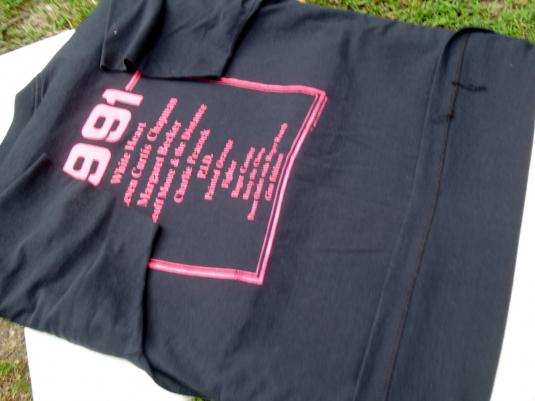 Vintage 1990s Love Fest 1991 Black Concert T-Shirt L