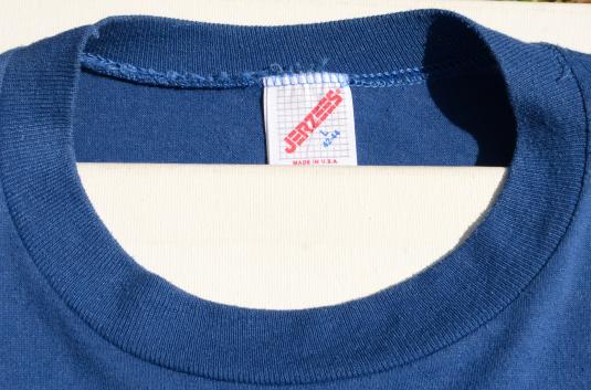 Vintage 1980s Left Handed Blue Novelty Graphic T Shirt L