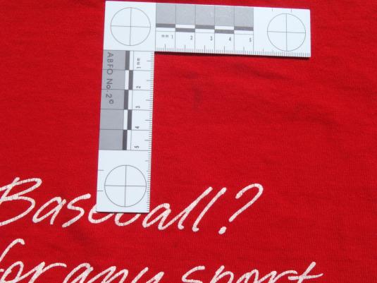 Vintage 1980s Red Virginia Slims Cigarette Advertising T-Shi