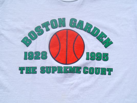 Vintage 1990s Boston Garden The Supreme Court Cotton T-Shirt