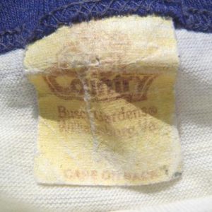 Vintage 1980s Busch Gardens Virginia Cream Ringer T Shirt XL