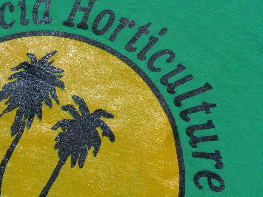Vintage 1990s Valencia Horticultural Society Green T Shirt L
