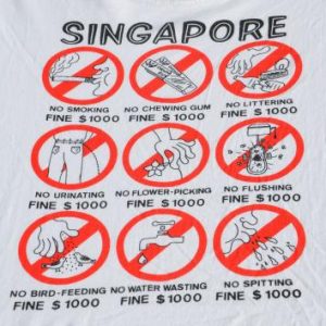 Vintage 1990s Singapore Souvenir T-Shirt XL