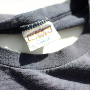 Vintage 1988 Bud Light Ironman Triathlon Navy Crop T-Shirt L