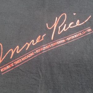 Vintage 1996 Anne Rice Romantic Booklovers T Shirt L