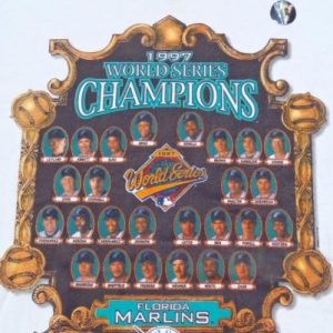 Vintage 1990s Florida Marlins World Series Champs T-Shirt XL