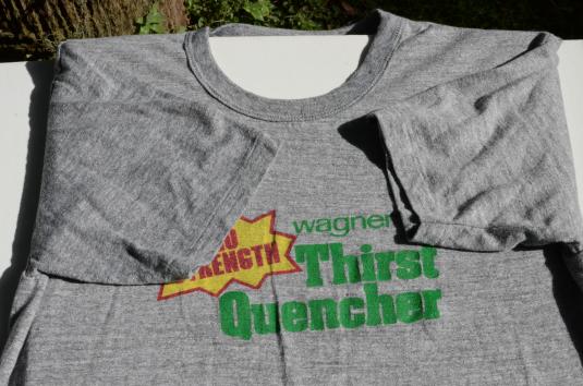 Vintage 1980s Wagner Thirst Quencher Gray Belly T-Shirt XL