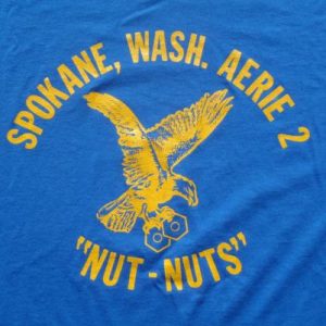 Vintage 1980s Fraternal Order Eagles Nut Spokane T-Shirt XL