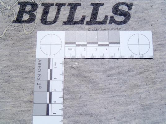 Vintage 1980s Heather Gray Chicago Bulls Lottery T Shirt XL