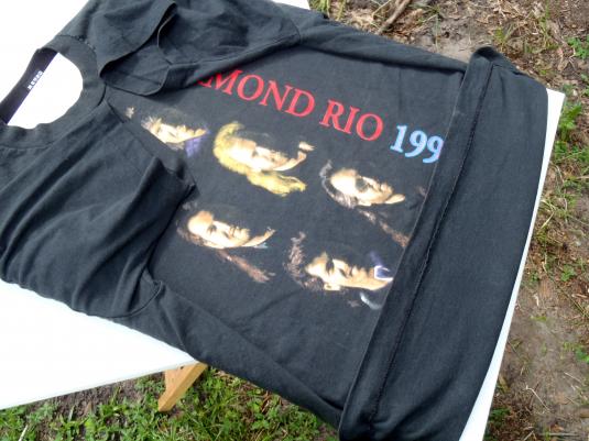 Vintage 1994 Diamond Rio Concert Tour Black T-Shirt XL