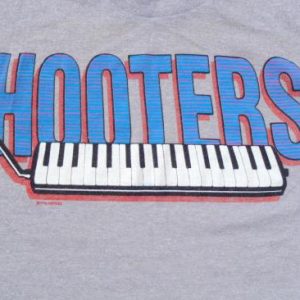 Vintage 1986 Heather Gray Hooters Concert Tour T Shirt M/L