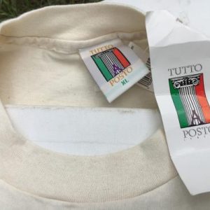 Vintage 1990s Tutto a Posto WDW Epcot Italy Souvenir T-Shirt