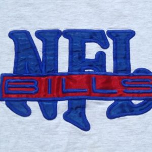 Vintage 1990s Buffalo Bills NFL Sewn On Logo T-Shirt M