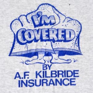 Vintage 1990s Kilbride Insurance Heather Gray T-Shirt XL