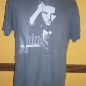 VINTAGE T-SHIRT STINGNOTHING LIKE THE SUN TOUR 1987-1988