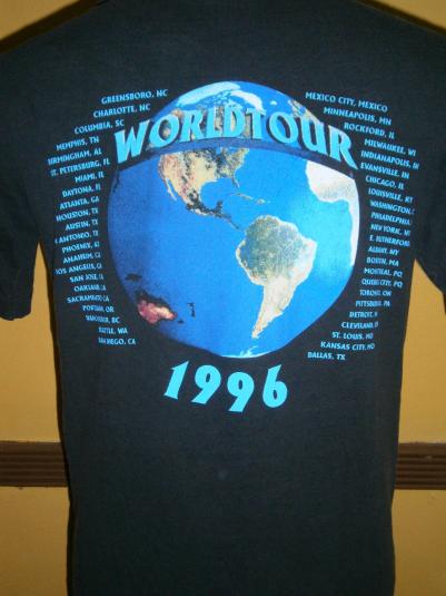 VINTAGE T-SHIRT ACDC BALLBREAKER WORLD TOUR 1996