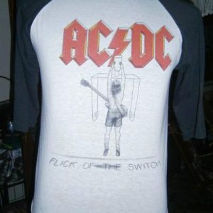 Vintage 3 Quater ACDC Flick Of The Switch