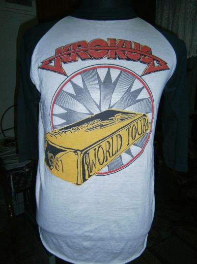 Vintage krokus World Tour 1981