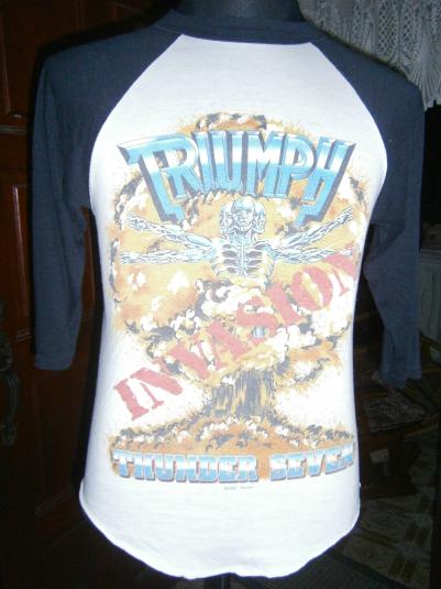 VINTAGE 3 QUATER Triumph Thunder Seven 1985