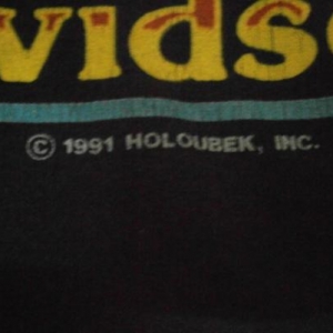 VINTAGE T-SHIRT HARLEY DAVIDSON 1991