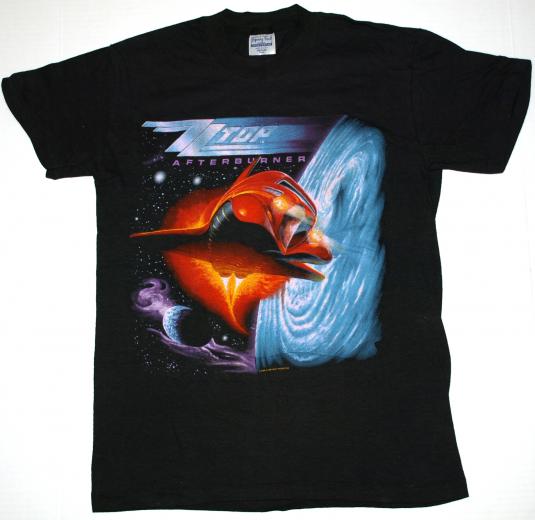 VTG 1986 ZZ TOP Afterburner Concert Tour T-Shirt DEADSTOCK