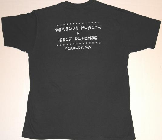 Vintage 1980s Peabody Mass KARATE Training T-Shirt